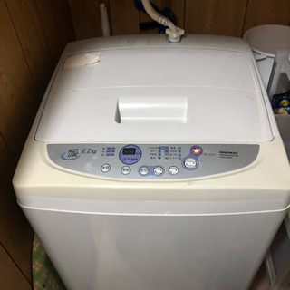 無料  洗濯機 DAEWOO  年式不明 4.2kg 