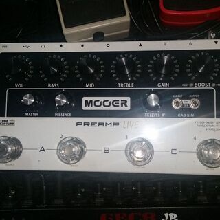 MOOER　プリアンプライブ