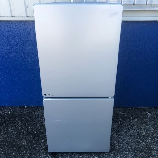 【配送無料】2017年製 おしゃれフラットタイプ 冷蔵庫 下冷凍 UR-J110H