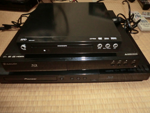 ブルーレイ、DVDプレーヤー3台ジャンク