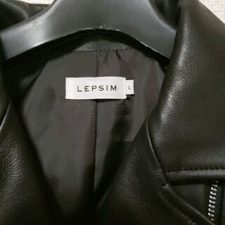 値下げ LEPSIM ライダースジャケット（羊革） 未使用