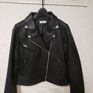 値下げ  LEPSIM ライダースジャケット（羊革） 未使用 値下げ LEPSIM ライダースジャケット（羊革） 未使用