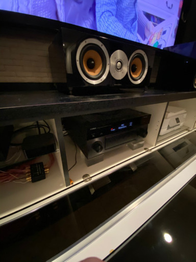 ホームシアターTVボード付セット(4kテレビ.各スピーカー.アンプ.BLレコーダ