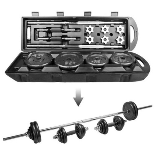 ダンベル 鉄アレイ アジャスタブル 30kg ダンベル セット コネクション・ 新品未使用】鉄アレイ アジャスタブル50kgダンベル コネクション