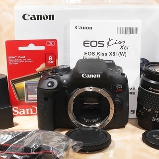 ☆極上美品＆自撮り＆スマホ転送☆キヤノン kiss x8i レンズセット