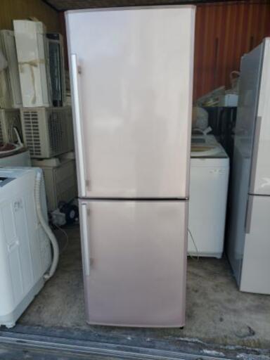 MITSUBISHI 三菱 ノンフロン2ドア冷凍冷蔵庫 ビンク MR-H26T-P  256L   2012年製