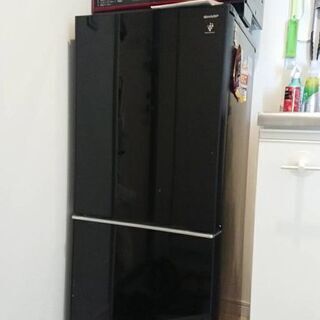 大阪～滋賀 3/26配達可！ 【美品】SHARP 鏡面 冷蔵庫