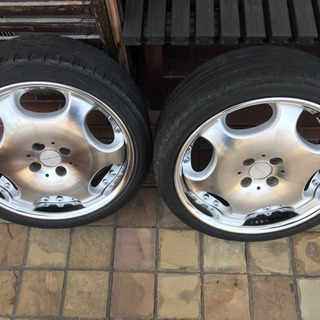 【値下げ】アルミホイールタイヤ付4本セット　シャレン　SHALLEN