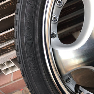 【値下げ】アルミホイールタイヤ付4本セット　シャレン　SHALLEN