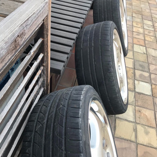 【値下げ】アルミホイールタイヤ付4本セット　シャレン　SHALLEN