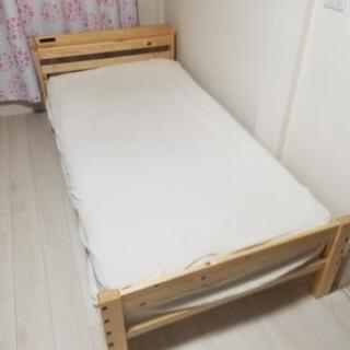 ニトリ　シングルベッド（ベッドフレーム+マットレス）
