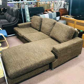 ?新生活応援? ゆったり茶色いソファ