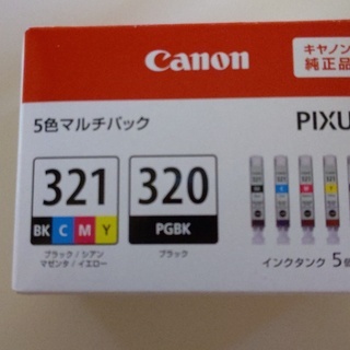 キャノンプリンタ用インク BCI-321+320/5MP（新品）