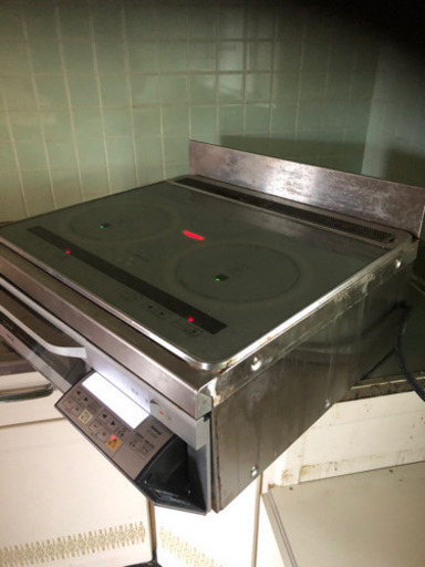 大幅値下げ早く処分したいので早い者勝ちです！ナショナル IHクッキングヒーター三個口 グリル付き