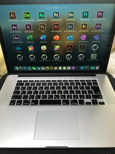 macbook pro adobe ccやoffice365導入済み