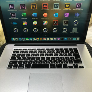 macbook pro adobe ccやoffice365導入済み