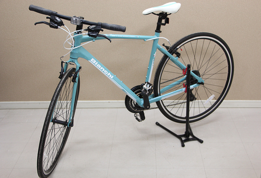 BIANCHI ビアンキ ROMAⅣ ローマ4 チェレステ サイズ50ｃｍ？ 装着タイヤサイズ28-622（700×28Ｃ）クロスバイク ( P871atwxYGG)