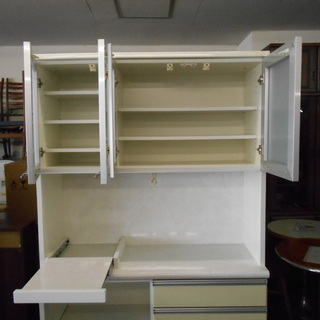 食器棚 キッチンボード『色褪せ、染みあり』【リサイクルショップ  