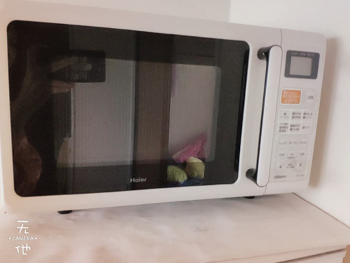 【取引中】電子レンジ　ボタン式　綺麗です