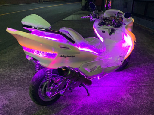 YAMAHA マジェスティ】人気NO.1！！オールホワイト！！LED激ヤバ！！