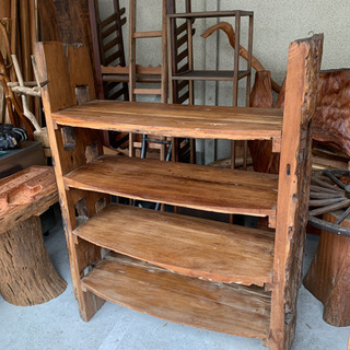 タイの古材使用アンティーク　ラック