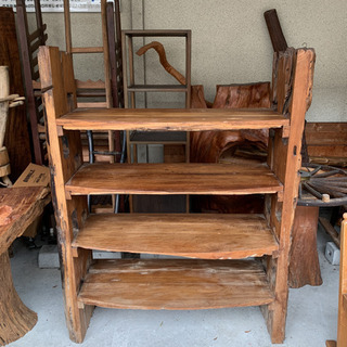 タイの古材使用アンティーク　ラック