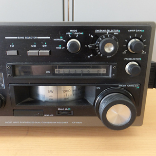 ▷ラジオ バンドレシーバー ソニー ICF-6800 SONY FM/MW/SW ペイペイ対応 売れ筋 札幌市