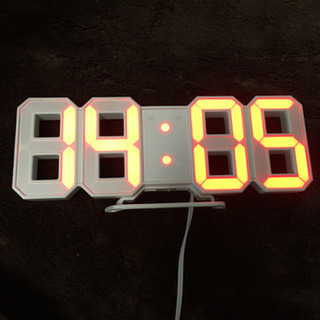 デジタル時計 LED 《赤》置き&掛け時計