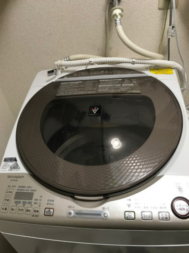シャープ　洗濯機2015年製　乾燥機付き