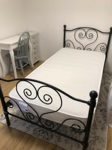 15000円→10000円アイアンベッド\u0026マットレスセット　超美品‼️