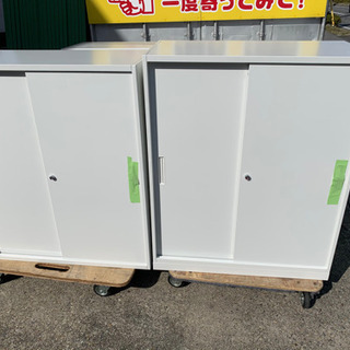 実売4万円 未使用 書庫 スチール引戸 ナイキCWー0811H