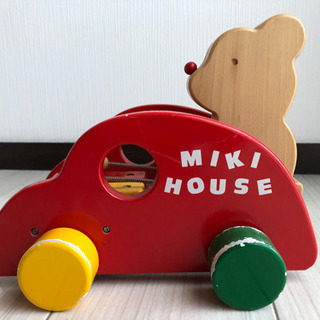 MIKI HOUSEの木製カタカタおもちゃ