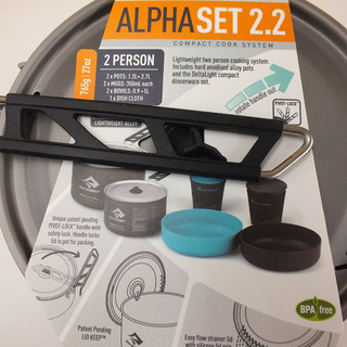 アウトドア 調理セット SEATOSUMMIT シートゥーサミット ALPHA POT COOK SET キャンプ 鍋 コップ