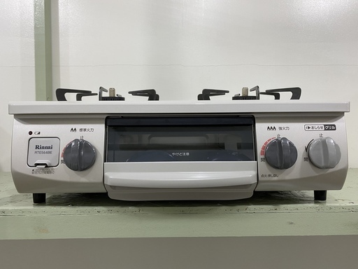 ガステーブル リンナイ Rinnai RT34NJH ベージュ 2019年製 LP／プロパンガス用 中古品