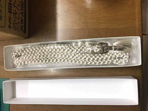 レア未使用 手組み高級引き綱 銀 犬用 購入 リード 展覧会 平紐 