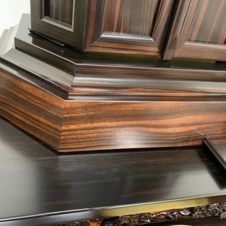 創価学会 仏壇　3尺本黒檀収納式桜樹