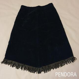 《メルカリで販売済》PENDORA ウエスタン調 スカート