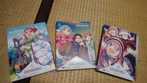 ゆるキャン△　DVD版　初回生産限定盤　AMAZON2巻３巻購入特典ブランケット付き