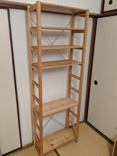 【引越し】無印良品　パインラック　可動棚6枚