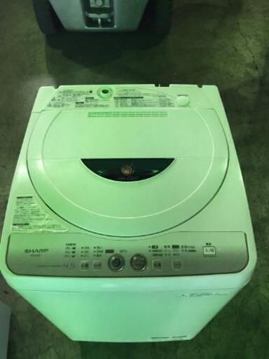 シャープ洗濯機　4.5キロ　配送致します。