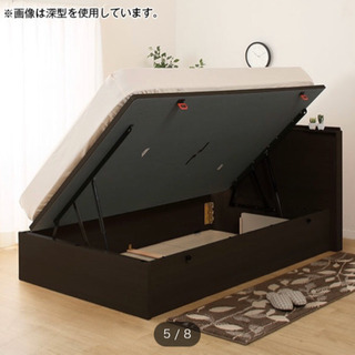 収納抜群のダブルベッド(ニトリ)