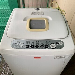 【0円】東芝 洗濯機TWIN AIR DRY AW-42SJC(...