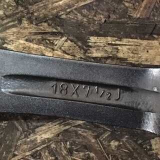 Leyseen レイシーン 社外ホイール 18インチ 4本 7.5J5HPCD114.3+38 ハリアー アルファード等 (VHI41) クレジットカード QR決済可能