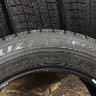 BS BLIZZAK VRX 185/60R15 15インチ スタッドレス 4本 2014年製 バリ溝 