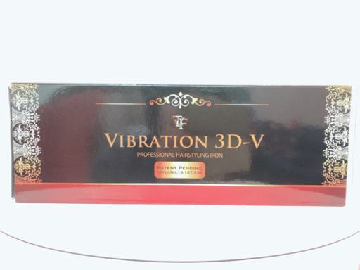 【未使用】3D-V バイブレーションアイロン　ストレート