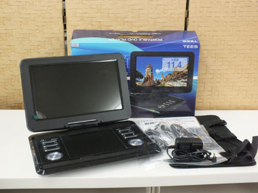 未使用品 高画質11.4型ポータブルDVDプレーヤー 2.5時間再生   TEES