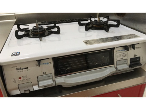 【中古品】2口　ガスコンロ（プロパン）