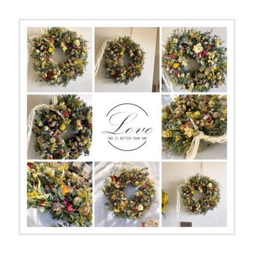 受注制作ユーカリとバラのリースLサイズ | parabarberos.co