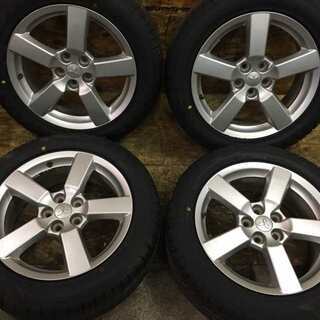 【DUNLOP ENASAVE RV504 225/55R18】夏タイヤ 4本【三菱 純正 アウトランダー 18インチ 7J5HPCD114.3+38】デリカD:5に流用可　(VTO83) クレジットカード QR決済可能 DUNLOP ENASAVE RV504 225/55R18】夏タイヤ 4本【三菱 純正