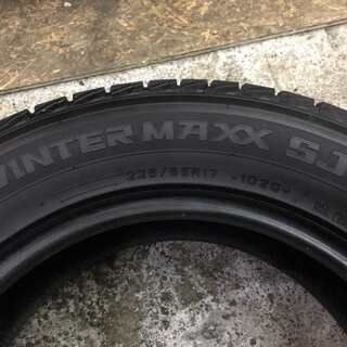 DUNLOP WINTER MAXX SJ8 225/65R17 17インチ スタッドレス 4本 2015年製 バリ溝 CX-5 エクストレイル ハリアー等　(VTA92) クレジットカード QR決済可能